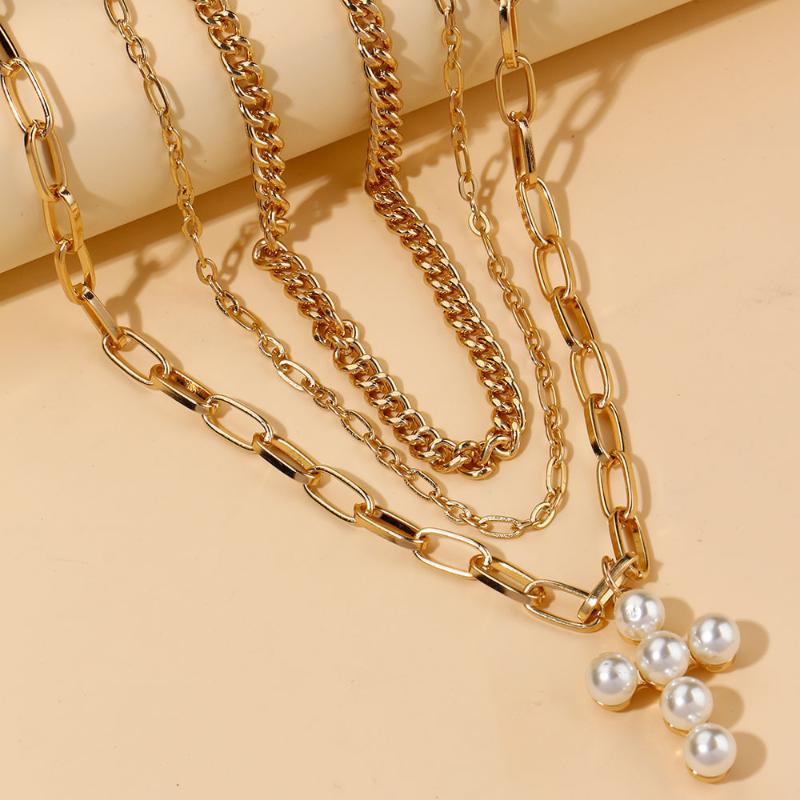 Pendant Necklaces Bohemian Gold Cross For Women Multilayer Fashion Pearl Pendants Necklace Portrait Chokers 2021 Trendy Jewelry Gift
Pendant Necklaces Bohemian Gold Cross For Women Multilayer Fashion Pearl Pendants Necklace Portrait Chokers 2021 Trendy Jewelry Gift