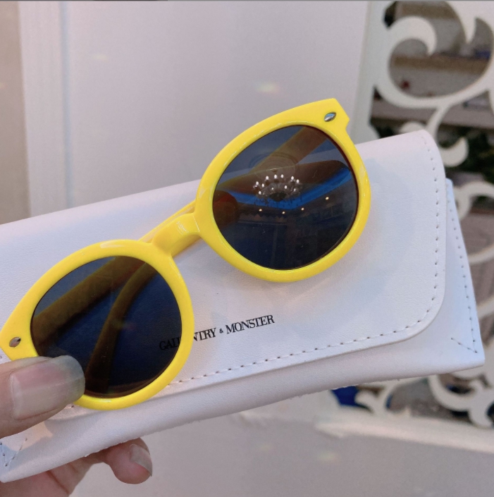 Summer Girl Boys Cute Outdoor UV400 Children Lovely Vintage Sunglasses Protection Classic Kids Z260305