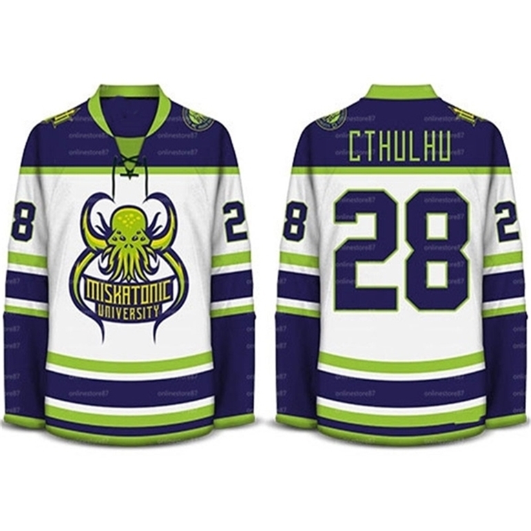 Vin40Vintage man Seattle Kraken CTHULHU Miskatonic Embroidered Hockey Jerseys Customize any Name and digit jersey, White 
Vin40Vintage man Seattle Kraken CTHULHU Miskatonic Embroidered Hockey Jerseys Customize any Name and digit jersey, White