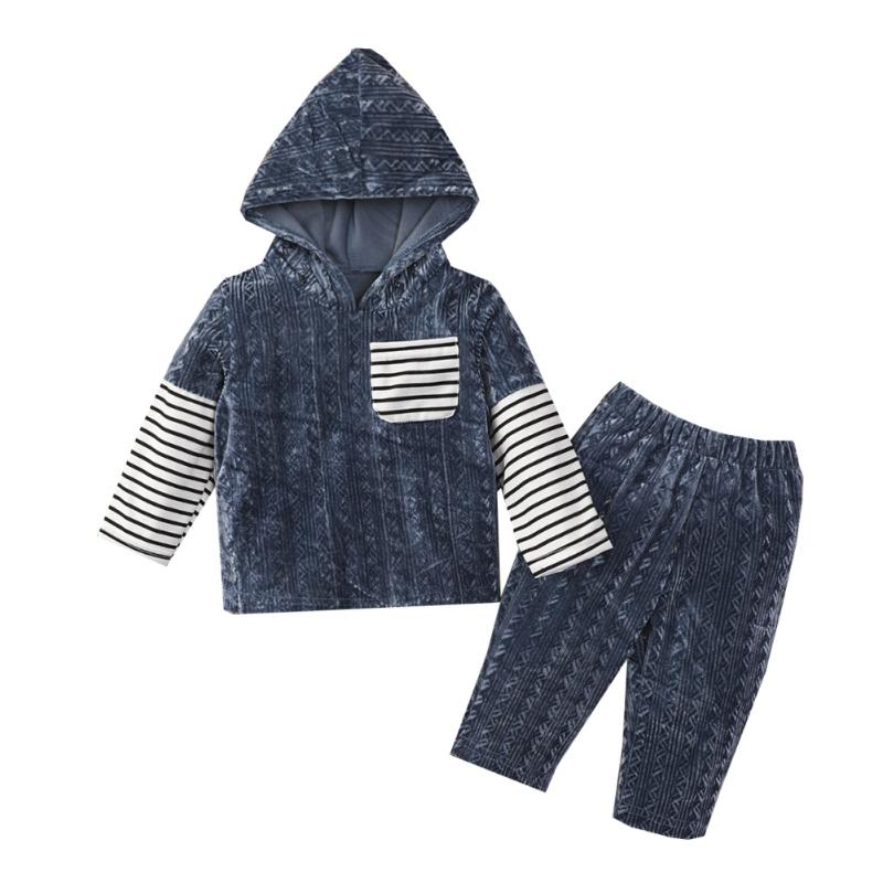 Clothing Sets Boys Girls Hooded Splicing Top Pants Kids Sportsuit Long-sleeved 2pcs, White 
Clothing Sets Boys Girls Hooded Splicing Top Pants Kids Sportsuit Long-sleeved 2pcs, White