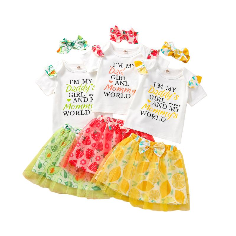 Clothing Sets 1-6Y Fashion Summer Children Baby Girls Clothes Kid Letter Short Sleeve Tops+Tulle Skirt+Headband 3pcs Outfit, White
Clothing Sets 1-6Y Fashion Summer Children Baby Girls Clothes Kid Letter Short Sleeve Tops+Tulle Skirt+Headband 3pcs Outfit, White