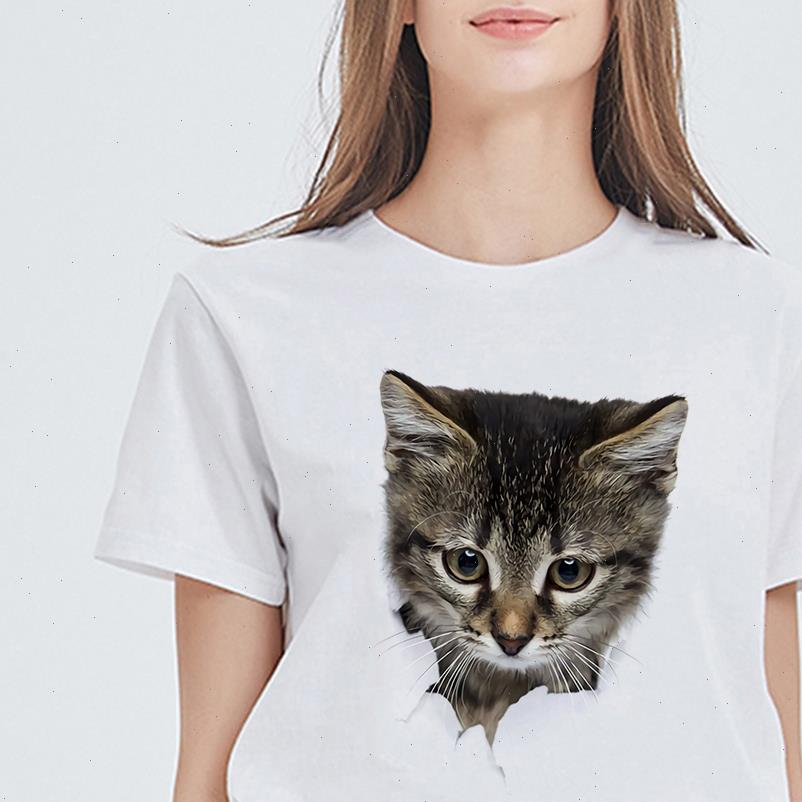 womens t shirt arrivals art printing short sleeve cat trendy women casual harajuku shirts, White
womens t shirt arrivals art printing short sleeve cat trendy women casual harajuku shirts, White