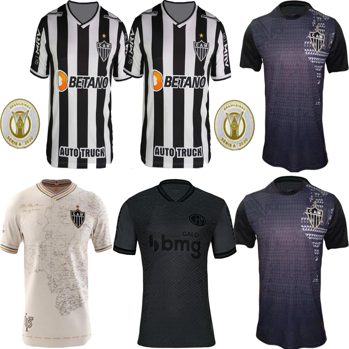 21/22 Atletico Mineiro Soccer Jersey home away 3th Keno 2021 2022 cM.zaracho Sasha Elias Marquinhos GUGA Atlético Camicia da calcio, Black;yellow
21/22 Atletico Mineiro Soccer Jersey home away 3th Keno 2021 2022 cM.zaracho Sasha Elias Marquinhos GUGA Atlético Camicia da calcio, Black;yellow