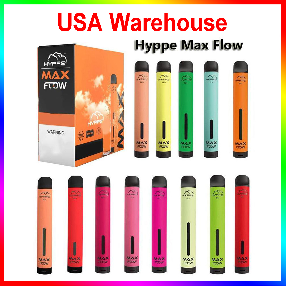 USA Warehouse Hyppe Max Flow Disposable E cigarettes Pod 6.0ml 2000 hits Vape Device Prefilled Pod Starter Kit pk Air Bar Ezzy Bang XXL Plus Infinity
USA Warehouse Hyppe Max Flow Disposable E cigarettes Pod 6.0ml 2000 hits Vape Device Prefilled Pod Starter Kit pk Air Bar Ezzy Bang XXL Plus Infinity