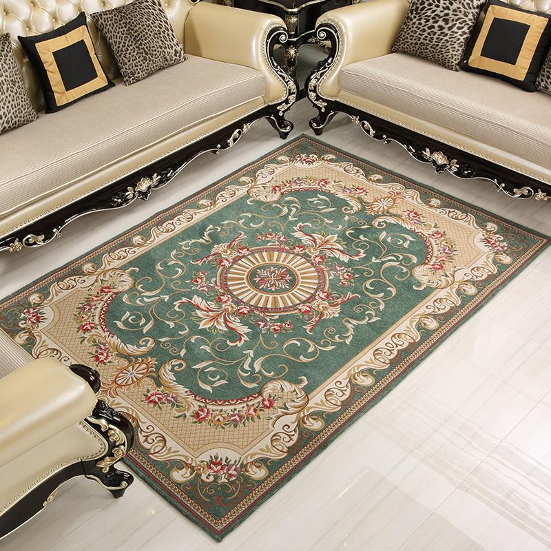 Carpets Luxury European Carpet Pastoral Jacquard Floral For Living Room/Bedroom Anti Slip Floor Door Entrance Mat Kitchen Rug
Carpets Luxury European Carpet Pastoral Jacquard Floral For Living Room/Bedroom Anti Slip Floor Door Entrance Mat Kitchen Rug