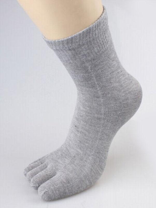 Men's Socks Men's Socks Men's Socks Separated Toe Men And Women Five Fingers Breathable Cotton Casual Ankle Sox Sports Running Solid 8 