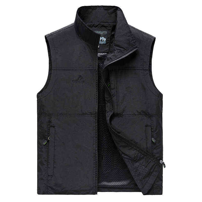 Men's Vests Arrival Men Sleeveless Vest Summer Spring Autumn Casual Travels Vest Outdoors Multi-pockets Vest Waistcoat Male 211105