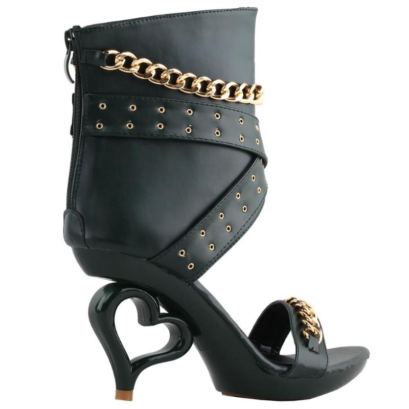 Dress Shoes LF60817 SHOW STORY Strappy Ankle Strap Bride Wedding Dancing Heart Heels Sandals, Army green chain
Dress Shoes LF60817 SHOW STORY Strappy Ankle Strap Bride Wedding Dancing Heart Heels Sandals, Army green chain