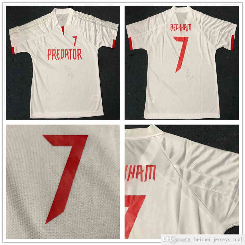 Predator 7 Beckham Soccer Jersey Memorial Limited Edition Retro David Beckham White Football Shirt 03 Consortium Commemorate Version Uniform
Predator 7 Beckham Soccer Jersey Memorial Limited Edition Retro David Beckham White Football Shirt 03 Consortium Commemorate Version Uniform