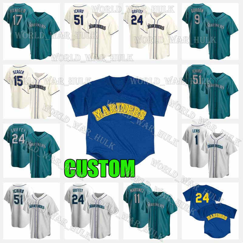 Ken Griffey Jr. Kyle Lewis Jersey Edgar Martinez Ichiro Suzuki Seattle Mitch Haniger Seager Mariners Felix Hernandez Retro Baseball Mesh, Custom 2021 new cool base(shuishou)
Ken Griffey Jr. Kyle Lewis Jersey Edgar Martinez Ichiro Suzuki Seattle Mitch Haniger Seager Mariners Felix Hernandez Retro Baseball Mesh, Custom 2021 new cool base(shuishou)