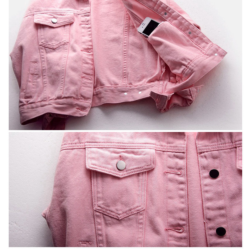 Women Jackets Spring outwear denim coat Solid turn down collar cotton jacket for female plus size S3XL 210524