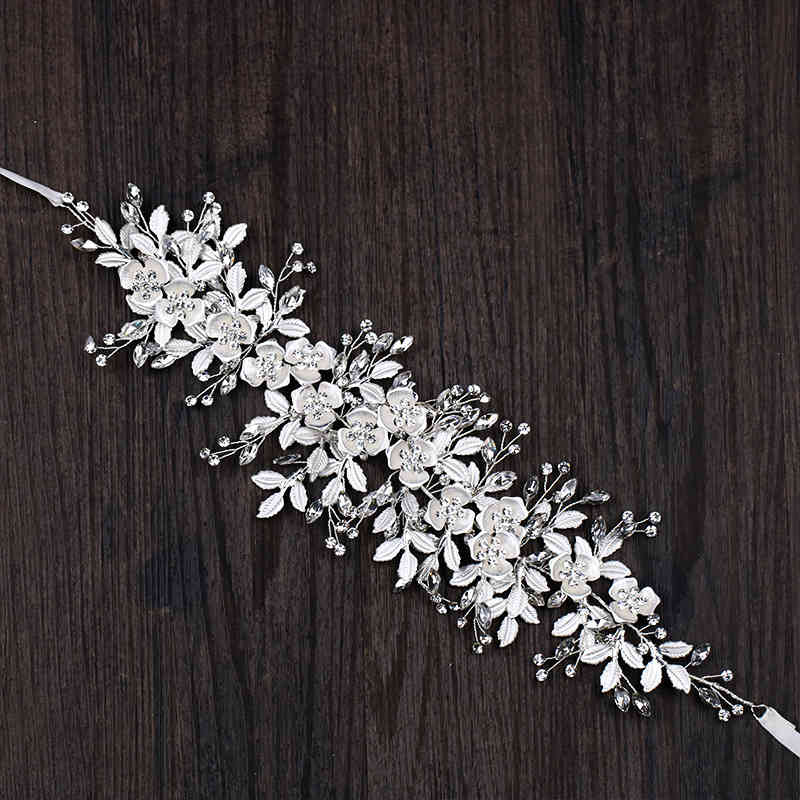 Wedding Hair Jewelry Accessories Tuan Ming Headdress White Leaf Band Selling Bride Dress Princess