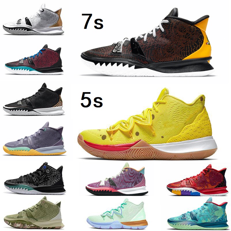Rayguns Black Gold Patrick Soundwave Kyrie 7 mens basketball shoes Irving 5s sponge sandy Creator Hendrix squidward men trainers sports, Color#24
Rayguns Black Gold Patrick Soundwave Kyrie 7 mens basketball shoes Irving 5s sponge sandy Creator Hendrix squidward men trainers sports, Color#24