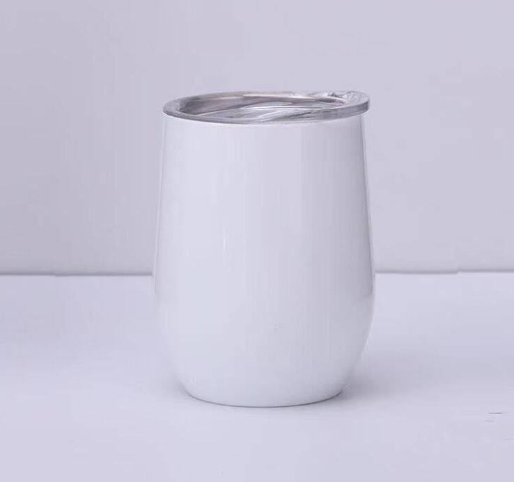 12oz Sublimation Wine Tumblers Stainless Steel Egg Mugs Double Insulated Water Bottles Wine Drinking Cups Coffee Milk Glasses A12
12oz Sublimation Wine Tumblers Stainless Steel Egg Mugs Double Insulated Water Bottles Wine Drinking Cups Coffee Milk Glasses A12
