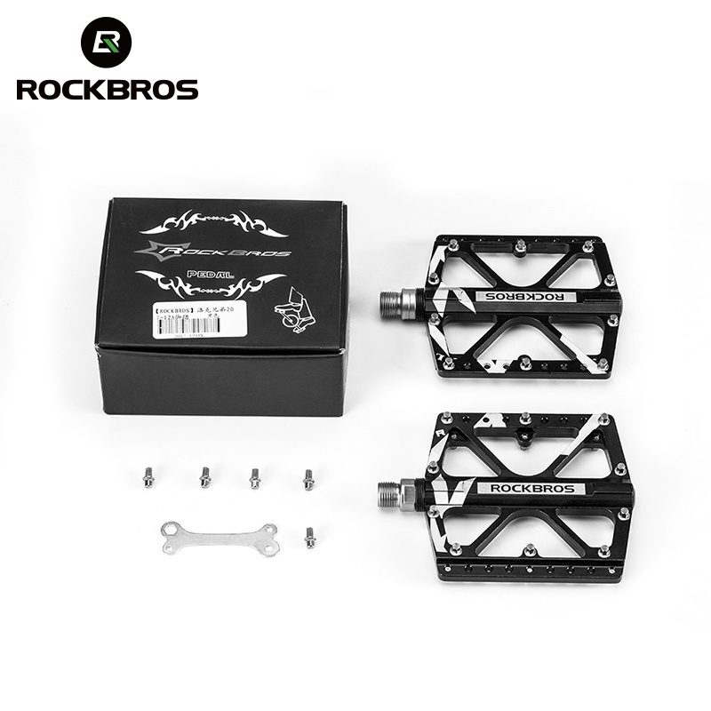 ROCKBROS 3 Bearings Bike Pedal Bicycle MTB Road Bikes BMX Ultralight Durable Parts For Brompton