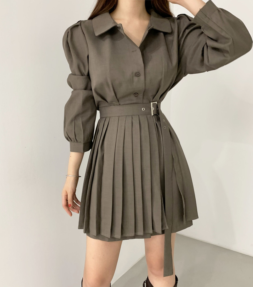 Spring Chic Two Piece Set Turn Down Collar Single Breasted Blouse + High Waist Pleated Skirts French Style Women Suit 210422