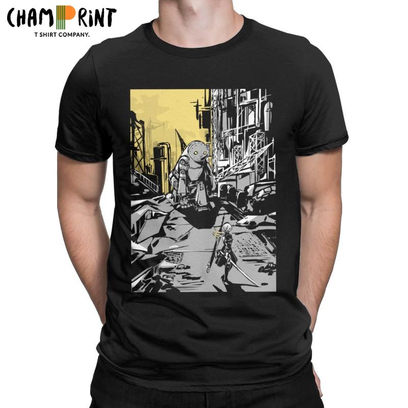 Men's T-Shirts NieR Automata T-Shirt For Men Kaine 2b Yorha Gestalt Game Vintage Cotton Tees Round Collar Short Sleeve T Shirts Unique Cloth, White;black
Men's T-Shirts NieR Automata T-Shirt For Men Kaine 2b Yorha Gestalt Game Vintage Cotton Tees Round Collar Short Sleeve T Shirts Unique Cloth, White;black