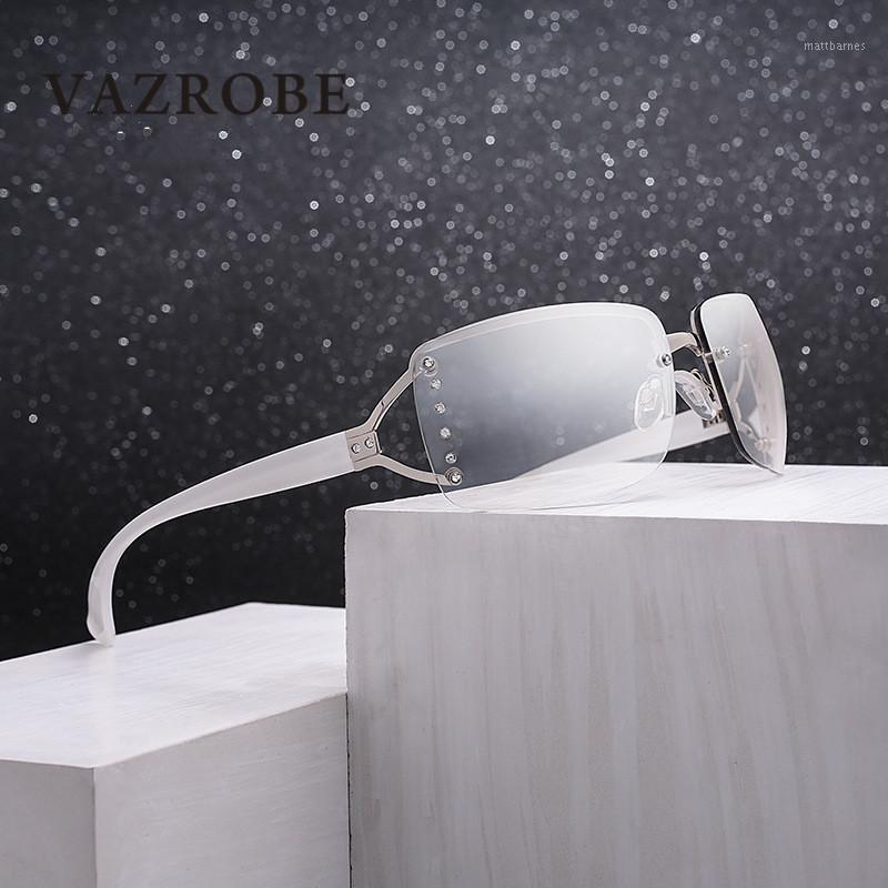 Sunglasses Vazrobe Rhinestone Women Rimless Sun Glasses For Woman Brand Designer Elegant Ladies Shades 2021 Wide Face
Sunglasses Vazrobe Rhinestone Women Rimless Sun Glasses For Woman Brand Designer Elegant Ladies Shades 2021 Wide Face