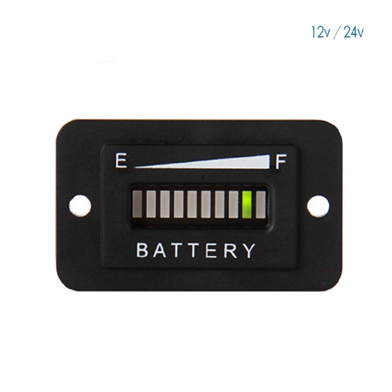 Battery Fuel meter Indicator LED 12-24V 36V 48V 72V for forklift golf carts