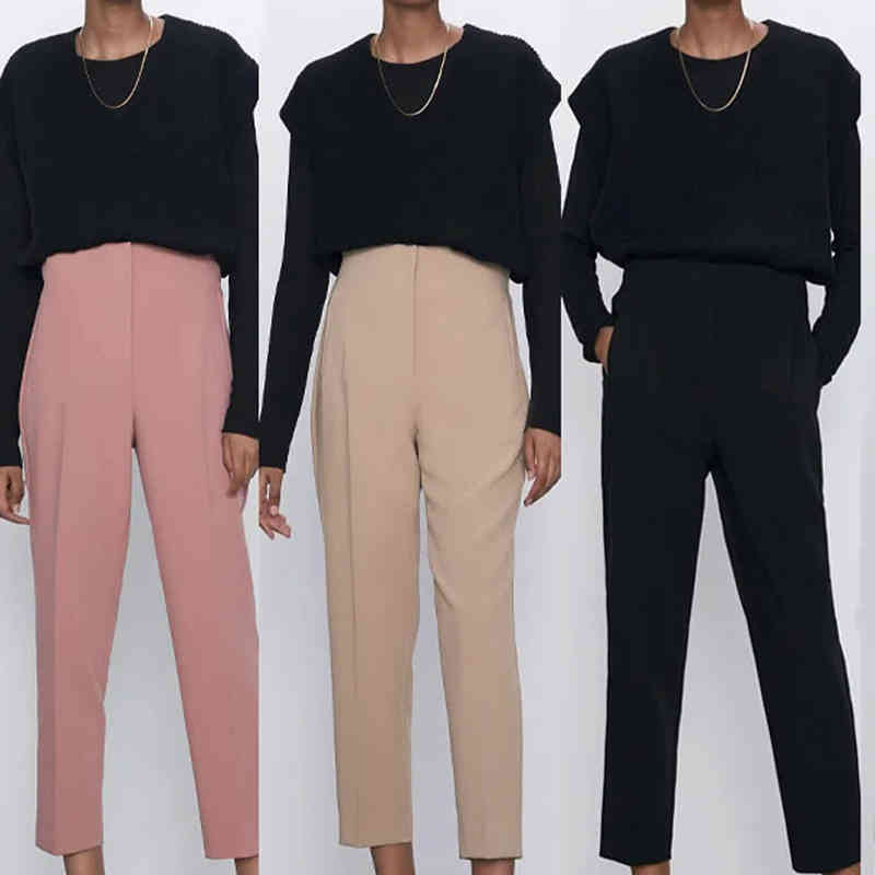 ZA elegant office high waist pencil pants womne long trousers casual pocket work Sweatpant Capris 210521, Green
ZA elegant office high waist pencil pants womne long trousers casual pocket work Sweatpant Capris 210521, Green
