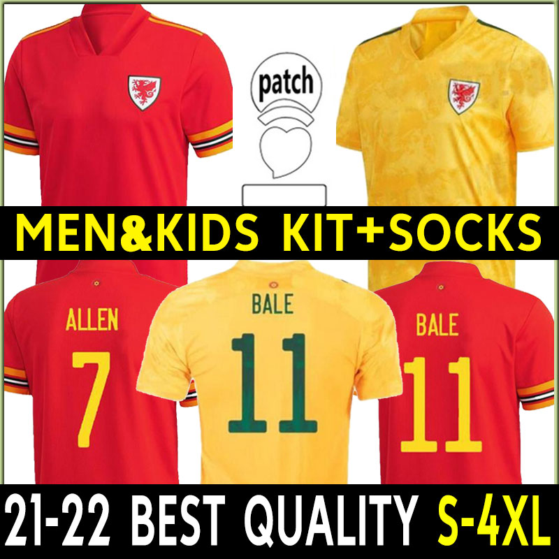 2021 wales National Team soccer jerseys Fans player version Euro cup Cymru BALE JAMES jersey Men kids kits socks full sets maillot de football shirts, Home+patch
2021 wales National Team soccer jerseys Fans player version Euro cup Cymru BALE JAMES jersey Men kids kits socks full sets maillot de football shirts, Home+patch