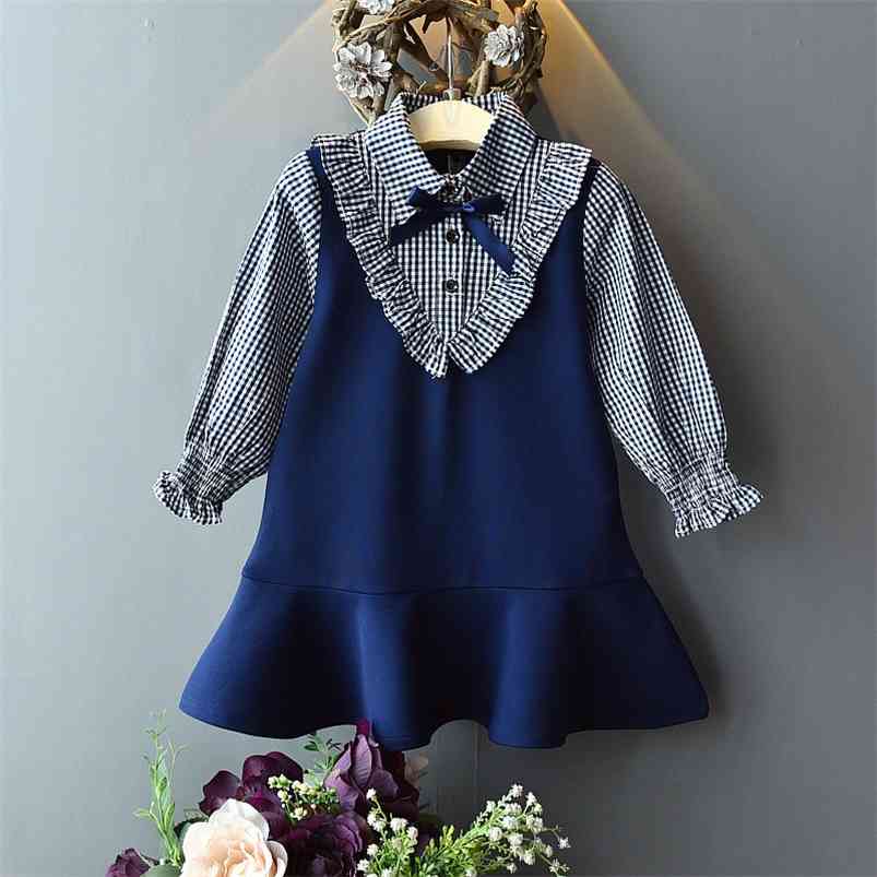Arrivals Winter Girls Dress Casual Long Sleeve Pleated Cute Vestidos 2-7T 210629, Blue
Arrivals Winter Girls Dress Casual Long Sleeve Pleated Cute Vestidos 2-7T 210629, Blue