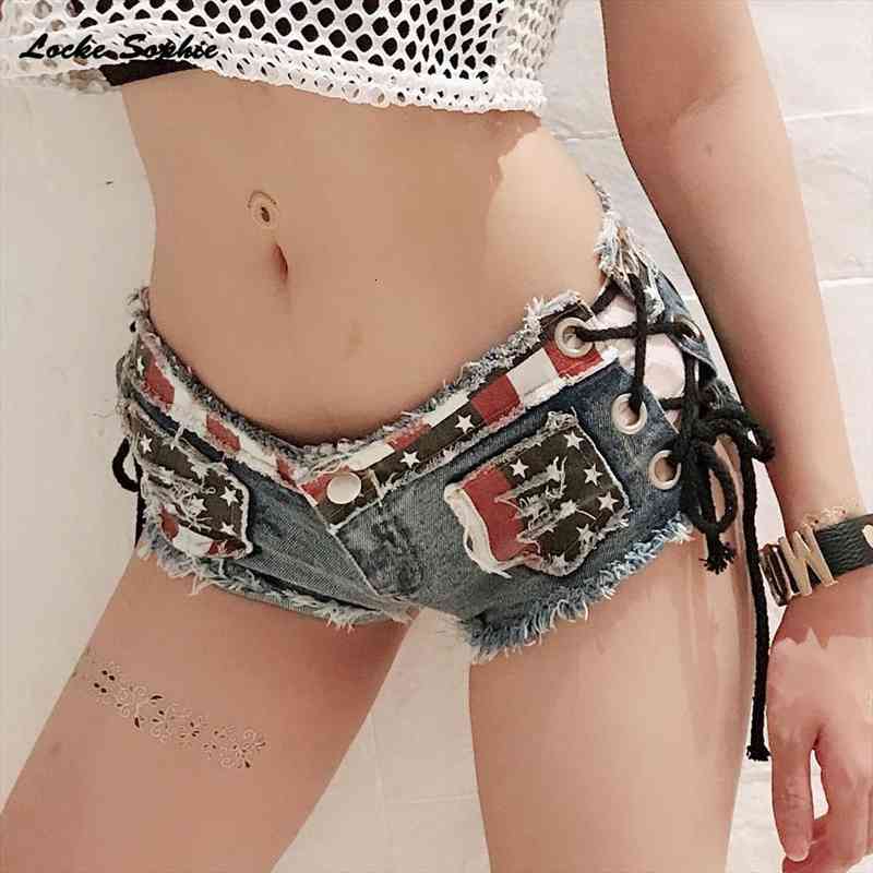 Sexy Women Jeans Denim Shorts Summer Denim National Flag Prints Broken Hole Lace-up Shorts Ladies Skinny Super Short Jeans, White;black
Sexy Women Jeans Denim Shorts Summer Denim National Flag Prints Broken Hole Lace-up Shorts Ladies Skinny Super Short Jeans, White;black
