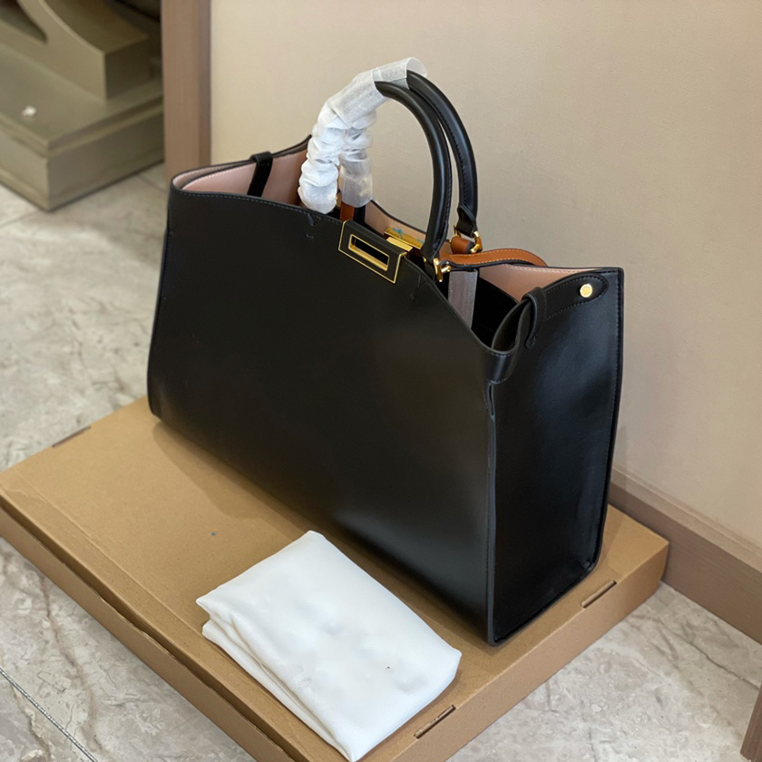 Fashion designer Brown women Tote Large Capacity top leather shoulder bag superior quality Retro style personalized shopping bags, Black
Fashion designer Brown women Tote Large Capacity top leather shoulder bag superior quality Retro style personalized shopping bags, Black