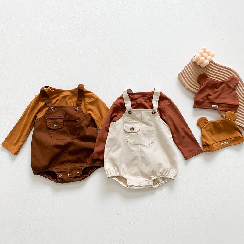 Clothing Sets Toddler Baby Girls Boys Suit Korean Style Spring Autumn Infant Long Sleeve Cotton T-shirt Cowboy Romper, K3582 brown t
Clothing Sets Toddler Baby Girls Boys Suit Korean Style Spring Autumn Infant Long Sleeve Cotton T-shirt Cowboy Romper, K3582 brown t