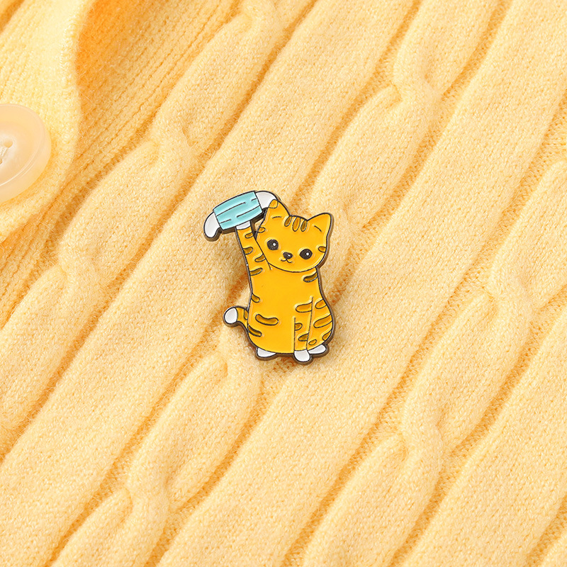 Cartoon Cat With A Mask Shape Brooches Pins Unisex Alloy Animal Series Clothes Badges Accessories For Knapsack Sweater Cowboy Lapel Pins
Cartoon Cat With A Mask Shape Brooches Pins Unisex Alloy Animal Series Clothes Badges Accessories For Knapsack Sweater Cowboy Lapel Pins