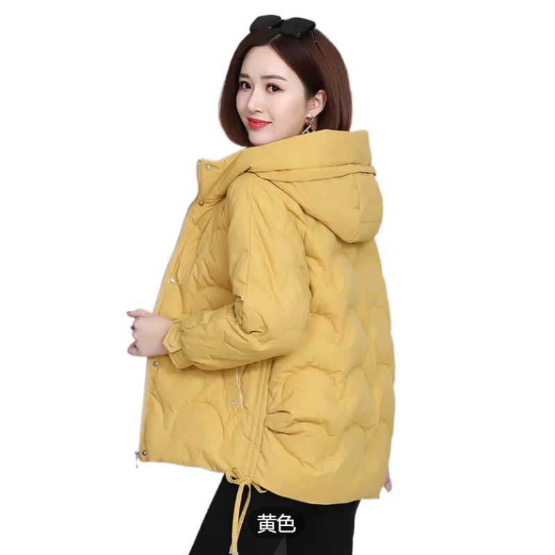 Short Winter Jacket Women Parka Coat Warm Thick Down Cotton Female Loose Hooded Outerwear, Creamy-white
Short Winter Jacket Women Parka Coat Warm Thick Down Cotton Female Loose Hooded Outerwear, Creamy-white