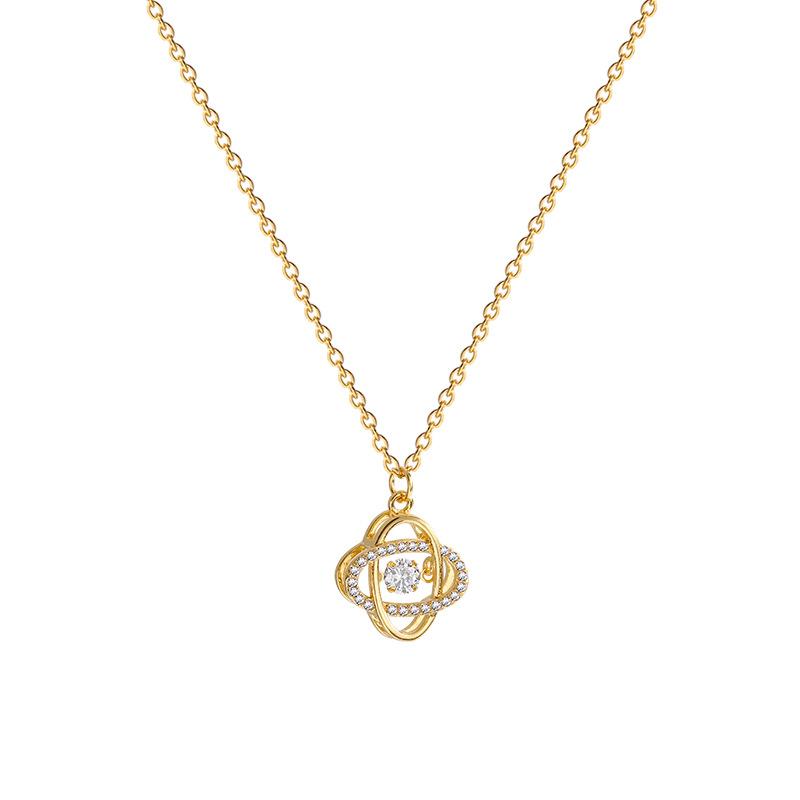 Pendant Necklaces Niche Design Sense Titanium Steel Necklace Double Ring Zircon Simple Clavicle Chain Wholesale For Woman Trend
Pendant Necklaces Niche Design Sense Titanium Steel Necklace Double Ring Zircon Simple Clavicle Chain Wholesale For Woman Trend