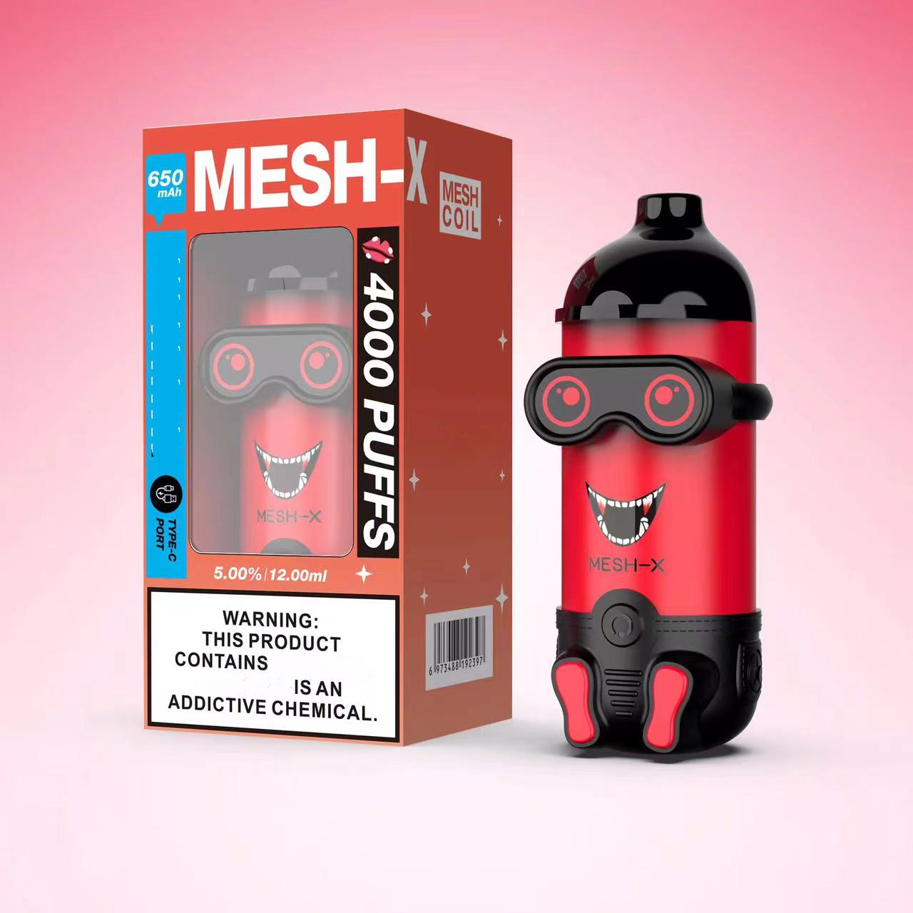 Authentic MESHKING MESH-Q 4000Puffs Rechargeable Cigarette Disposable Vape Pen E-Cigarettes 12Colors kits Device vs BANG max INFINITY VAPMOD QD32
Authentic MESHKING MESH-Q 4000Puffs Rechargeable Cigarette Disposable Vape Pen E-Cigarettes 12Colors kits Device vs BANG max INFINITY VAPMOD QD32