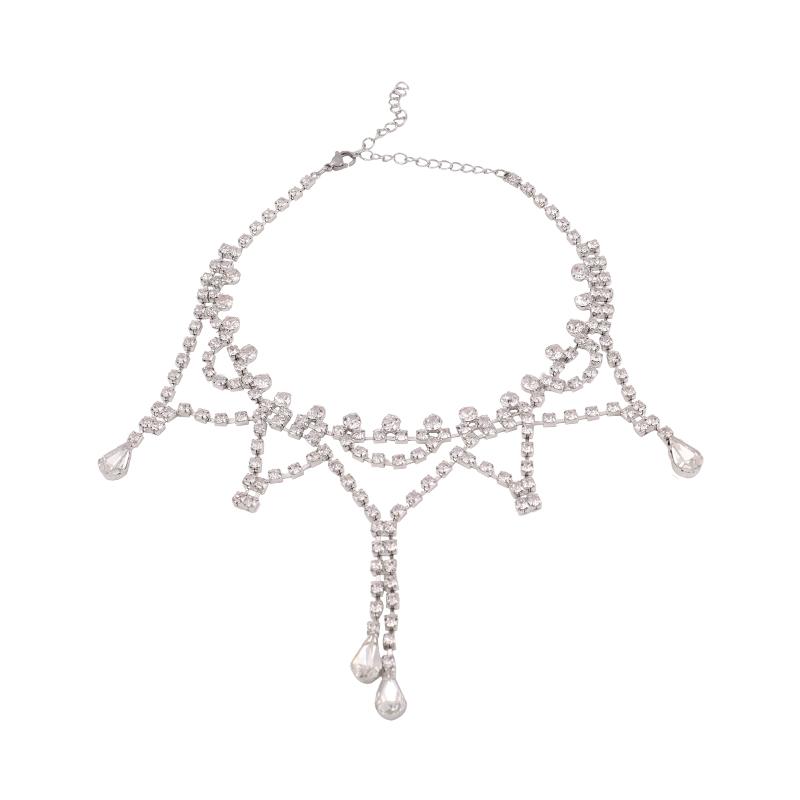Pendant Necklaces European And American Fashion Rhinestone Chunky Necklace Sweet Luxury Sexy Jewelry Accessories Collares De Mujer
Pendant Necklaces European And American Fashion Rhinestone Chunky Necklace Sweet Luxury Sexy Jewelry Accessories Collares De Mujer
