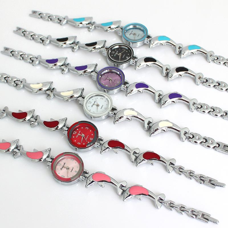 Wristwatches High Quality Fashion Woman Girl Dolphins Strap Stainless Steel Quartz Bangle Bracelet Wristwatch O118 Drop, Blue
Wristwatches High Quality Fashion Woman Girl Dolphins Strap Stainless Steel Quartz Bangle Bracelet Wristwatch O118 Drop, Blue