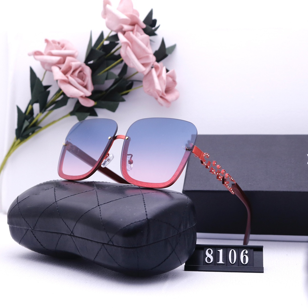 Designer Sunglasses Fashion high quality Brand Polarized lens Sun glasses Eyewear For Women eyeglasses metal frame 8106 with box case, White;black
Designer Sunglasses Fashion high quality Brand Polarized lens Sun glasses Eyewear For Women eyeglasses metal frame 8106 with box case, White;black