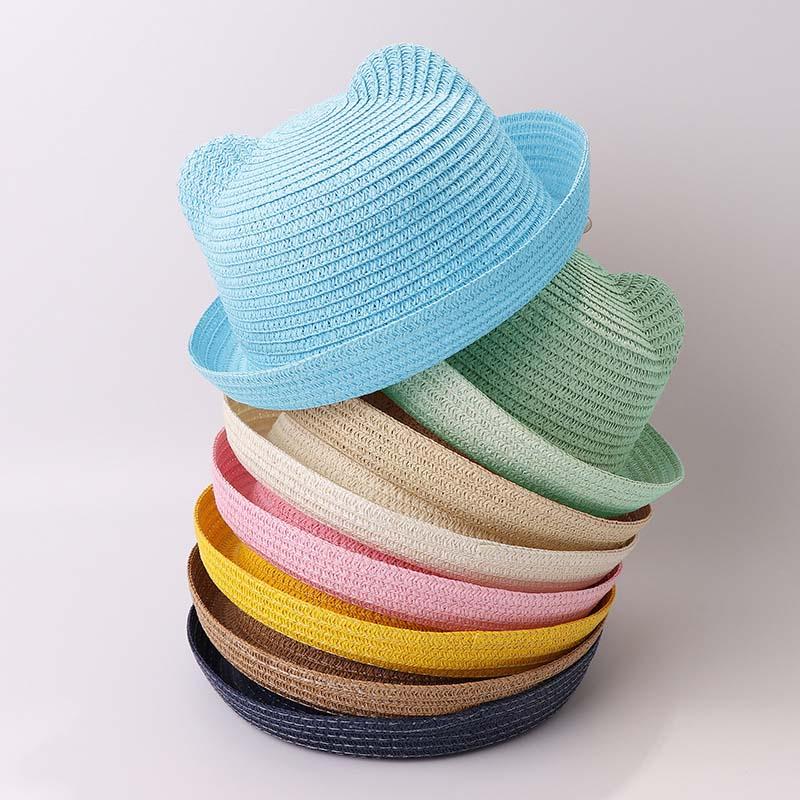 Wide Brim Hats Ncmama Cute Baby Hat With Ears Summer Straw Mesh Girl Boy Kids Snapback Baseball Cap Children Beach Sun, Type 5
Wide Brim Hats Ncmama Cute Baby Hat With Ears Summer Straw Mesh Girl Boy Kids Snapback Baseball Cap Children Beach Sun, Type 5