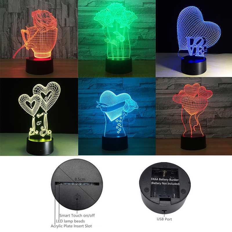 Genshin Impact Game Character Stand Model Plate Klee Diluc Venti Qiqi Barbara Zhongli Xiao Acrylic Standing Sign Led Night Light Y0728