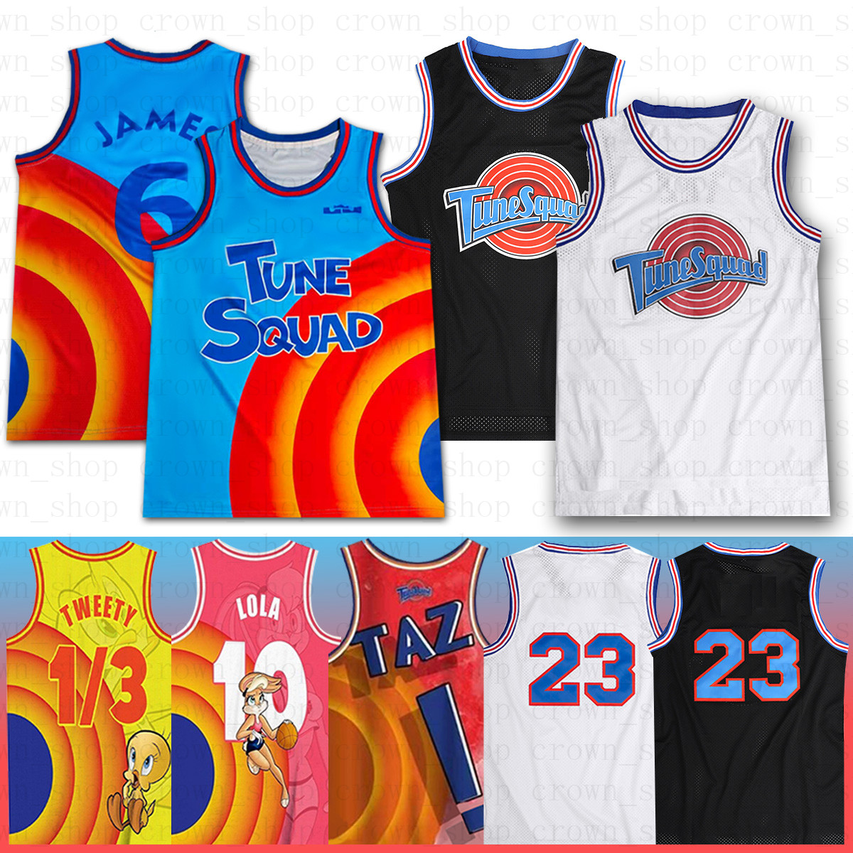 Space Jam 2 Basketball Jersey Bugs Bunny ! James Taz 1/3 Tweety Tunes squad 10 Lola Lebron 23 Michael Men kdis NCAA Jerseys, Kids
Space Jam 2 Basketball Jersey Bugs Bunny ! James Taz 1/3 Tweety Tunes squad 10 Lola Lebron 23 Michael Men kdis NCAA Jerseys, Kids