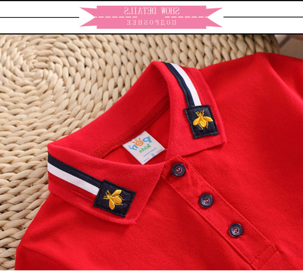 Children's suit Boys summer Turn-down Collar T-shirt Fashion Striped child clothes Kids Short sleeve 6 color Tees childrens cotton Tops clothing, White
Children's suit Boys summer Turn-down Collar T-shirt Fashion Striped child clothes Kids Short sleeve 6 color Tees childrens cotton Tops clothing, White