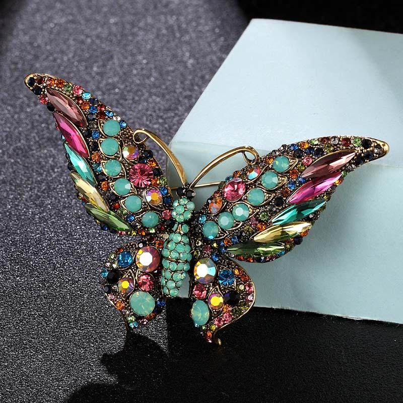 Pins, Brooches Zlxgirl Arrival Green Opal Colorful Butterfly Brooch Jewelry Vintage Christmas Gifts Women's Wedding Scarf Pins
Pins, Brooches Zlxgirl Arrival Green Opal Colorful Butterfly Brooch Jewelry Vintage Christmas Gifts Women's Wedding Scarf Pins
