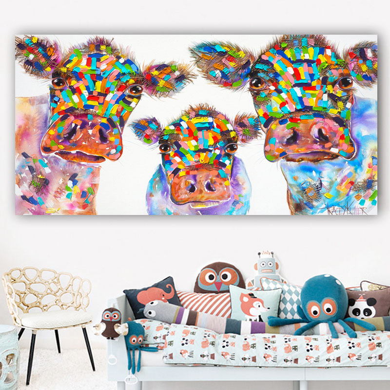 Cartoon Watercolor Canvas Painting Family Wall Art Poster Prints Decorative Animal Picture Children Room Home Decor Unframed
Cartoon Watercolor Canvas Painting Family Wall Art Poster Prints Decorative Animal Picture Children Room Home Decor Unframed