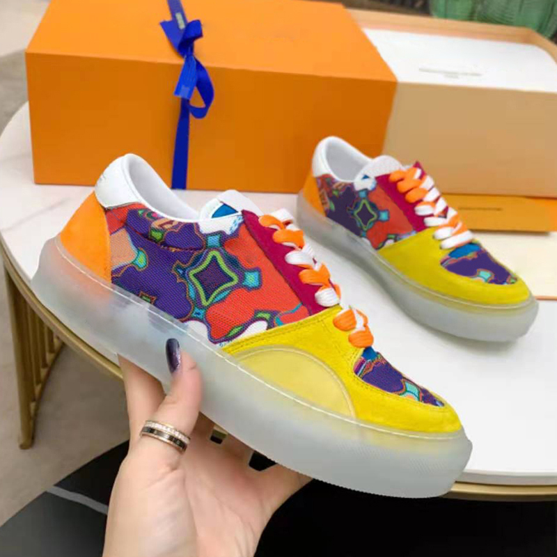 Shoe men's Casual Luxury designers shoes women's sports leather flat bottom transparent lace up for comfort, Picture color
Shoe men's Casual Luxury designers shoes women's sports leather flat bottom transparent lace up for comfort, Picture color