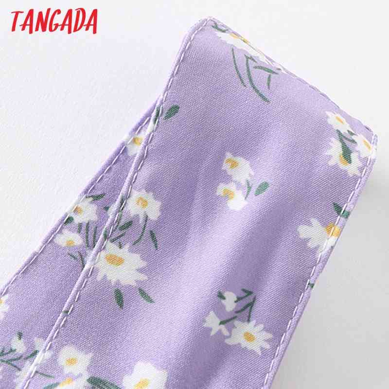 Summer Women Floral Print Tank Top Sleeveless Backless Female Tops 2M138 210416