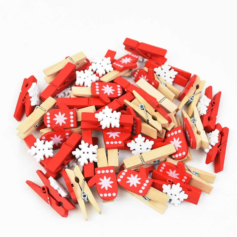Christmas Decorations 50pcs Wooden Clips Year Party Decoration Po Wall Clip DIY Ornaments For Home Kids Gift
Christmas Decorations 50pcs Wooden Clips Year Party Decoration Po Wall Clip DIY Ornaments For Home Kids Gift