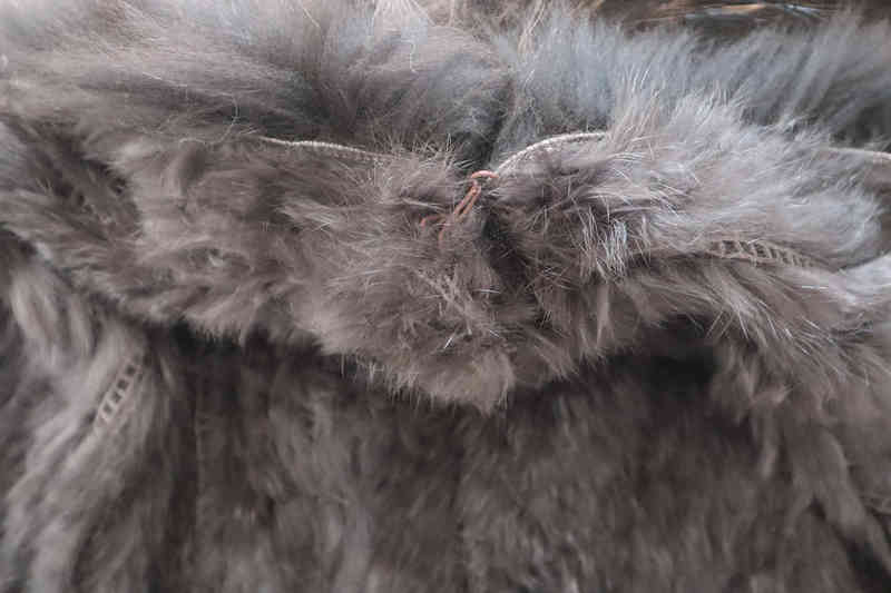 Factory Customized Fashion Real Rabbit Fur Tassel Vest High-end Women Knitted Sleeveless Vests Natural Raccoon Fur Jacket 211206