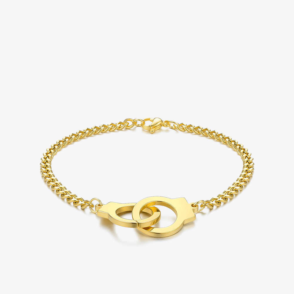 Enfashion Punk Handcuffs Bracelets Bangles Stainless Steel Viking Lock Chain Bracelet for Women Jewelry Couple Gifts Bm192013 Q0717
Enfashion Punk Handcuffs Bracelets Bangles Stainless Steel Viking Lock Chain Bracelet for Women Jewelry Couple Gifts Bm192013 Q0717