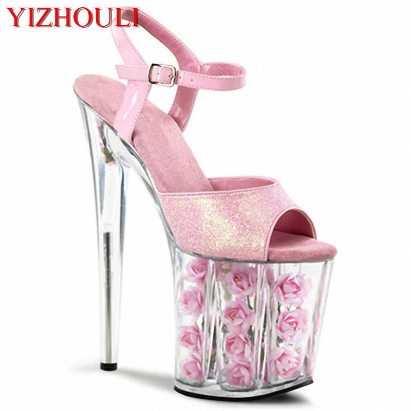 Wedding Dress Shoes Party Stage Women's Sandals 20 Cm High And Transparent Crystal 8 Inches, Gold
Wedding Dress Shoes Party Stage Women's Sandals 20 Cm High And Transparent Crystal 8 Inches, Gold