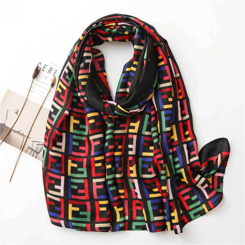 Korean Color Matching Letters Autumn and Winter Keep Warm New Cotton and Linen Feel Silk Scarf Womens Fashion Long Shawl Gauze Beach Towel, Blue;gray
Korean Color Matching Letters Autumn and Winter Keep Warm New Cotton and Linen Feel Silk Scarf Womens Fashion Long Shawl Gauze Beach Towel, Blue;gray
