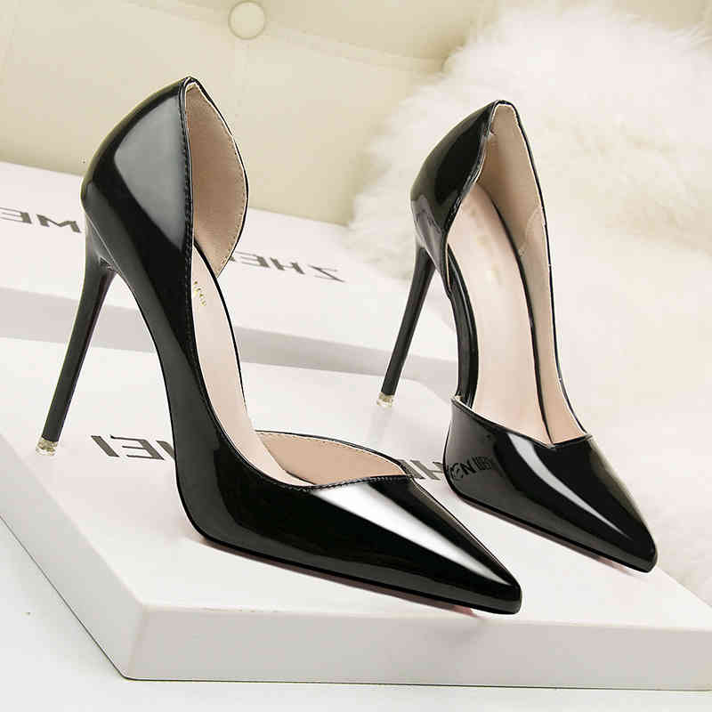 Dress Shoes Fashion 10cm High Heels Casual Pointed Pump Women Office Design FS9M, Black
Dress Shoes Fashion 10cm High Heels Casual Pointed Pump Women Office Design FS9M, Black